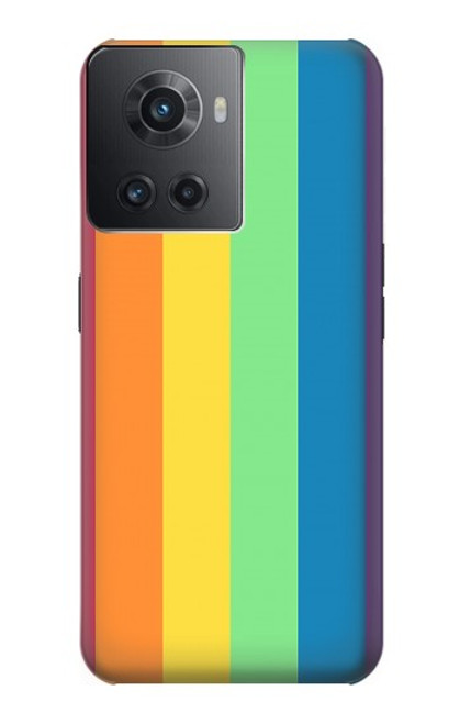 W3699 LGBT Pride Hülle Schutzhülle Taschen und Leder Flip für OnePlus Ace