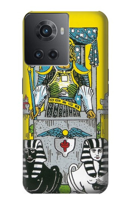 W3739 Tarot Card The Chariot Hülle Schutzhülle Taschen und Leder Flip für OnePlus Ace