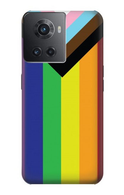 W3846 Pride Flag LGBT Hülle Schutzhülle Taschen und Leder Flip für OnePlus Ace