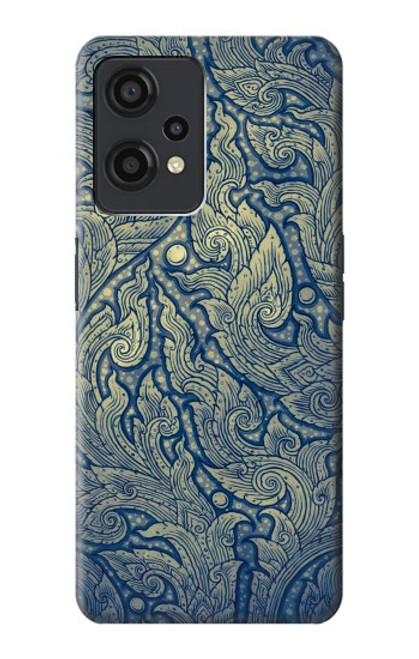 W0568 Thai Art Hülle Schutzhülle Taschen und Leder Flip für OnePlus Nord CE 2 Lite 5G