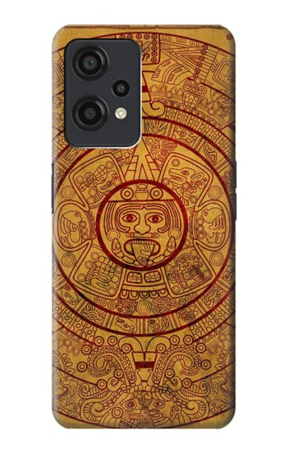 W0692 Mayan Calendar Hülle Schutzhülle Taschen und Leder Flip für OnePlus Nord CE 2 Lite 5G