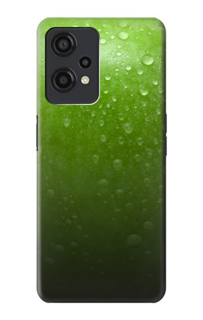 W2475 Green Apple Texture Seamless Hülle Schutzhülle Taschen und Leder Flip für OnePlus Nord CE 2 Lite 5G