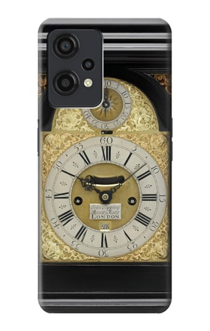 W3144 Antique Bracket Clock Hülle Schutzhülle Taschen und Leder Flip für OnePlus Nord CE 2 Lite 5G