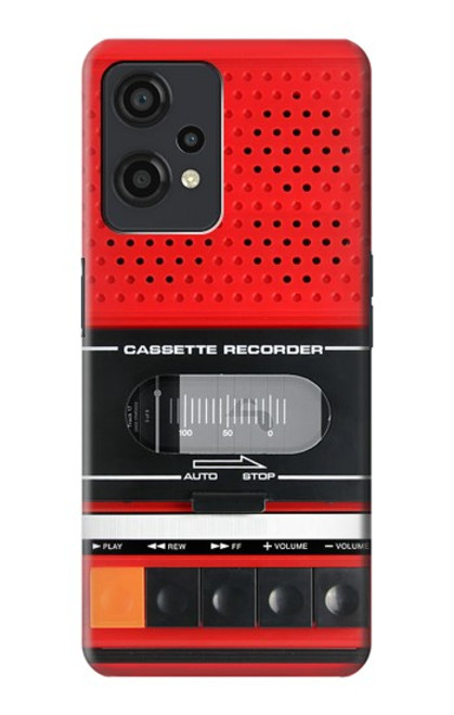 W3204 Red Cassette Recorder Graphic Hülle Schutzhülle Taschen und Leder Flip für OnePlus Nord CE 2 Lite 5G