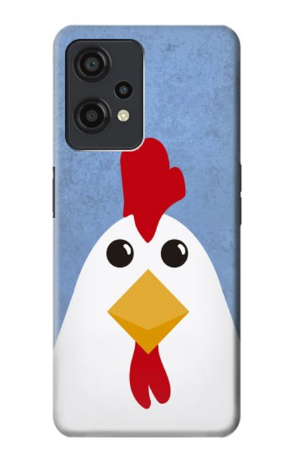 W3254 Chicken Cartoon Hülle Schutzhülle Taschen und Leder Flip für OnePlus Nord CE 2 Lite 5G