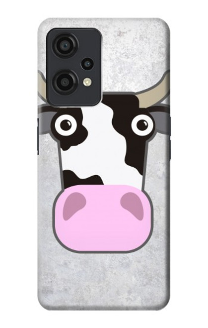 W3257 Cow Cartoon Hülle Schutzhülle Taschen und Leder Flip für OnePlus Nord CE 2 Lite 5G