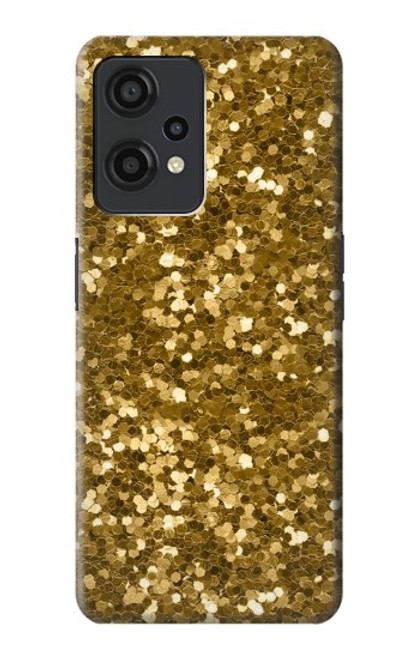 W3388 Gold Glitter Graphic Print Hülle Schutzhülle Taschen und Leder Flip für OnePlus Nord CE 2 Lite 5G