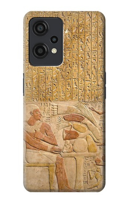 W3398 Egypt Stela Mentuhotep Hülle Schutzhülle Taschen und Leder Flip für OnePlus Nord CE 2 Lite 5G