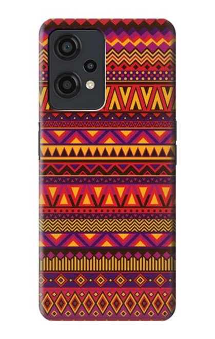 W3404 Aztecs Pattern Hülle Schutzhülle Taschen und Leder Flip für OnePlus Nord CE 2 Lite 5G