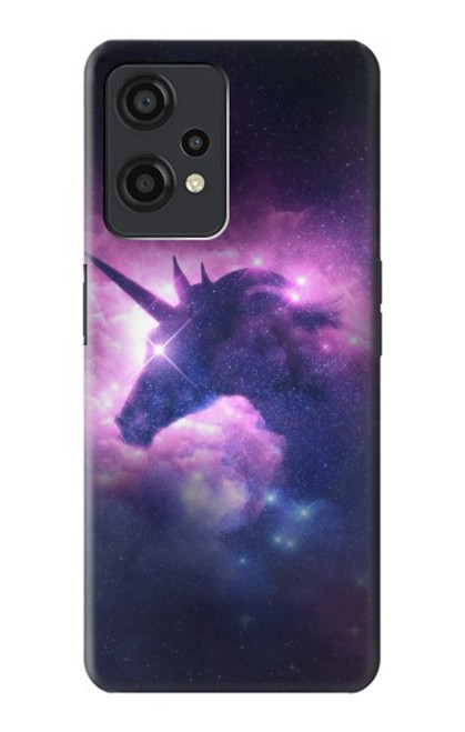 W3538 Unicorn Galaxy Hülle Schutzhülle Taschen und Leder Flip für OnePlus Nord CE 2 Lite 5G