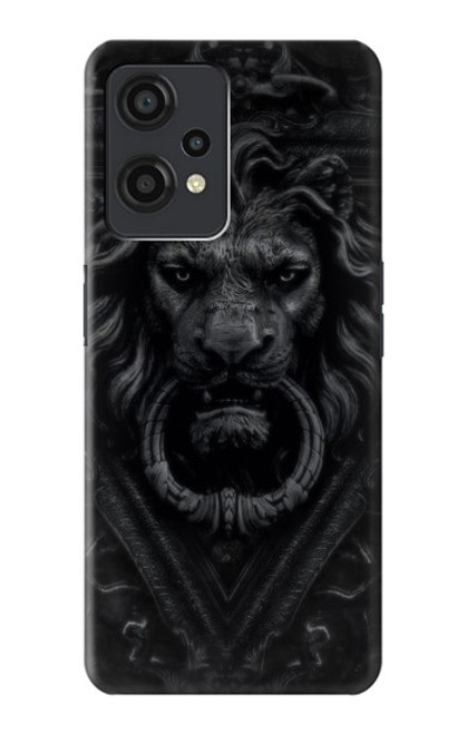 W3619 Dark Gothic Lion Hülle Schutzhülle Taschen und Leder Flip für OnePlus Nord CE 2 Lite 5G