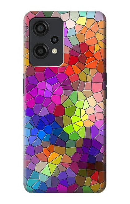 W3677 Colorful Brick Mosaics Hülle Schutzhülle Taschen und Leder Flip für OnePlus Nord CE 2 Lite 5G