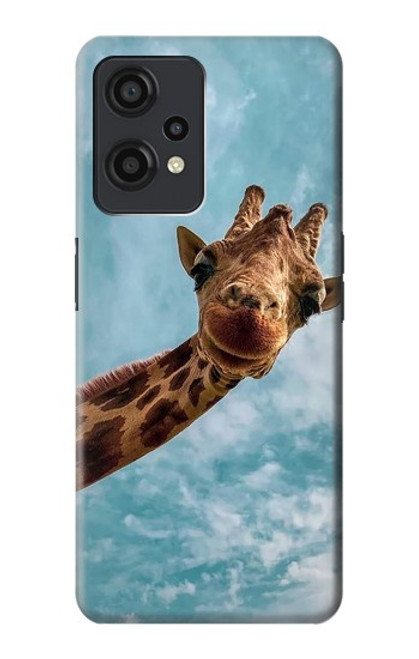 W3680 Cute Smile Giraffe Hülle Schutzhülle Taschen und Leder Flip für OnePlus Nord CE 2 Lite 5G