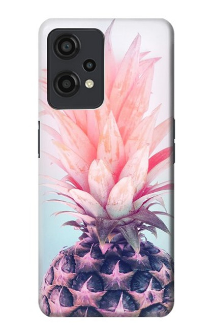 W3711 Pink Pineapple Hülle Schutzhülle Taschen und Leder Flip für OnePlus Nord CE 2 Lite 5G