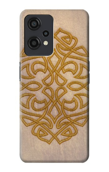 W3796 Celtic Knot Hülle Schutzhülle Taschen und Leder Flip für OnePlus Nord CE 2 Lite 5G