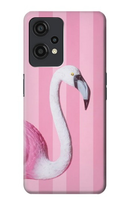 W3805 Flamingo Pink Pastel Hülle Schutzhülle Taschen und Leder Flip für OnePlus Nord CE 2 Lite 5G