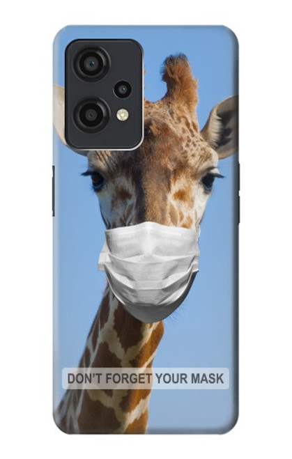 W3806 Funny Giraffe Hülle Schutzhülle Taschen und Leder Flip für OnePlus Nord CE 2 Lite 5G
