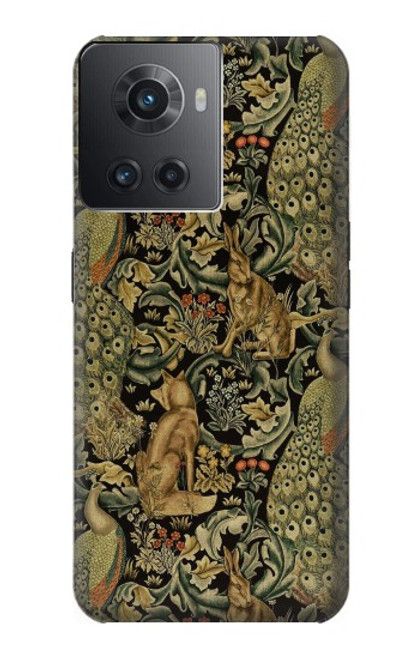 W3661 William Morris Forest Velvet Hülle Schutzhülle Taschen und Leder Flip für OnePlus 10R