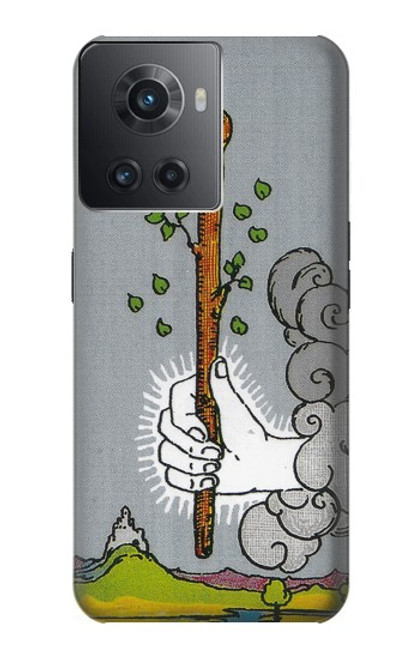 W3723 Tarot Card Age of Wands Hülle Schutzhülle Taschen und Leder Flip für OnePlus 10R