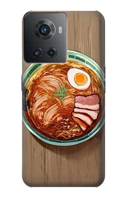 W3756 Ramen Noodles Hülle Schutzhülle Taschen und Leder Flip für OnePlus 10R