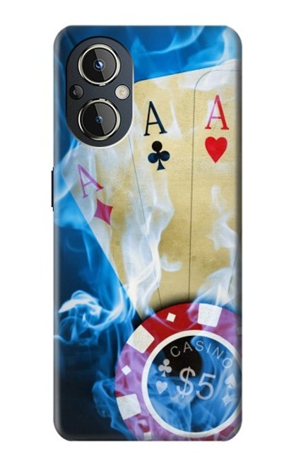 W0348 Casino Hülle Schutzhülle Taschen und Leder Flip für OnePlus Nord N20 5G
