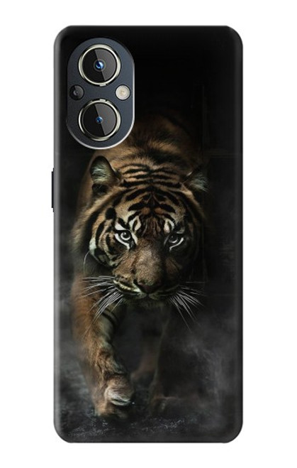 W0877 Bengal Tiger Hülle Schutzhülle Taschen und Leder Flip für OnePlus Nord N20 5G