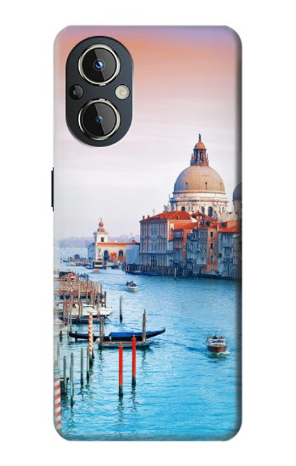 W0982 Beauty of Venice Italy Hülle Schutzhülle Taschen und Leder Flip für OnePlus Nord N20 5G