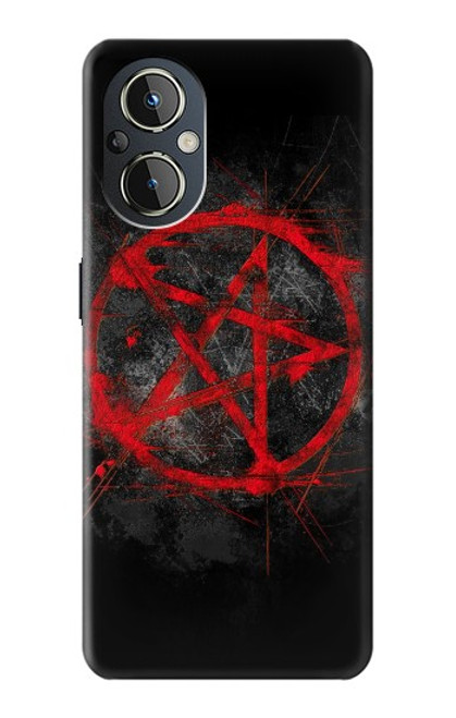 W2557 Pentagram Hülle Schutzhülle Taschen und Leder Flip für OnePlus Nord N20 5G