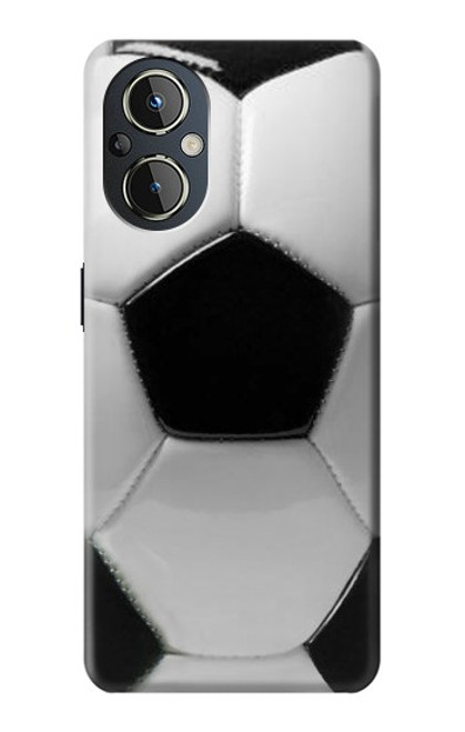 W2964 Football Soccer Ball Hülle Schutzhülle Taschen und Leder Flip für OnePlus Nord N20 5G