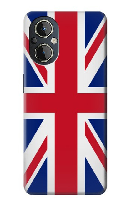 W3103 Flag of The United Kingdom Hülle Schutzhülle Taschen und Leder Flip für OnePlus Nord N20 5G