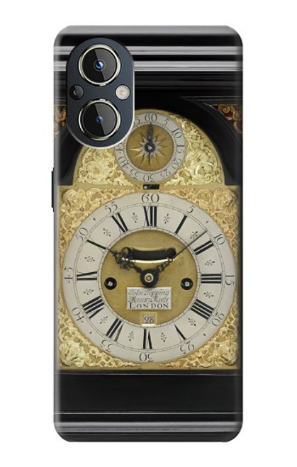 W3144 Antique Bracket Clock Hülle Schutzhülle Taschen und Leder Flip für OnePlus Nord N20 5G