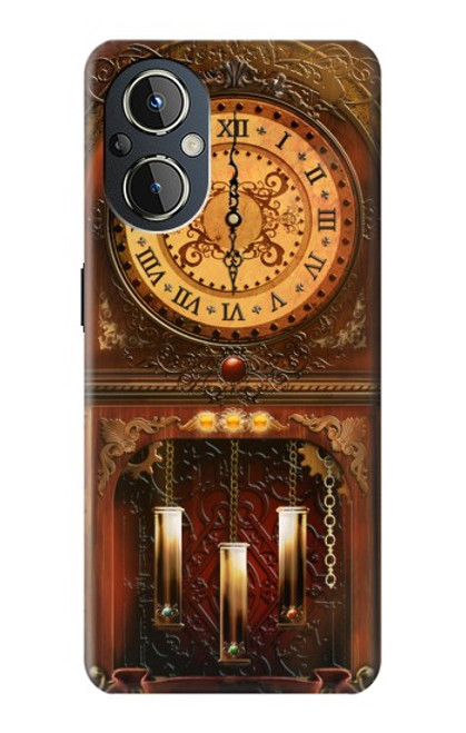 W3174 Grandfather Clock Hülle Schutzhülle Taschen und Leder Flip für OnePlus Nord N20 5G