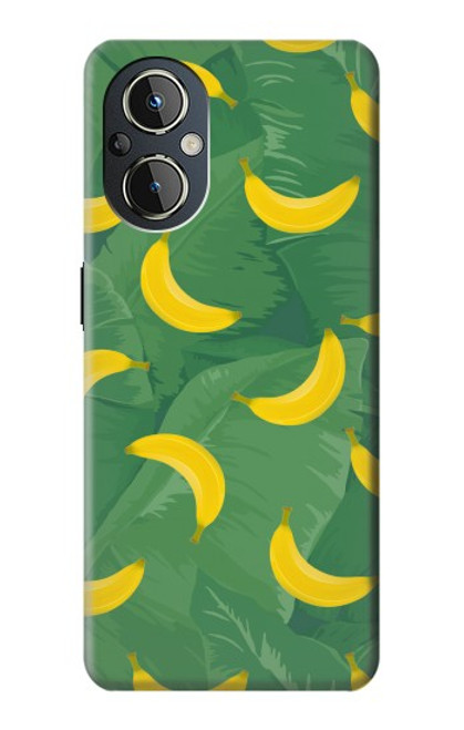 W3286 Banana Fruit Pattern Hülle Schutzhülle Taschen und Leder Flip für OnePlus Nord N20 5G