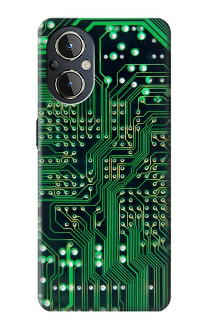 W3392 Electronics Board Circuit Graphic Hülle Schutzhülle Taschen und Leder Flip für OnePlus Nord N20 5G