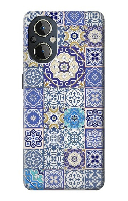 W3537 Moroccan Mosaic Pattern Hülle Schutzhülle Taschen und Leder Flip für OnePlus Nord N20 5G