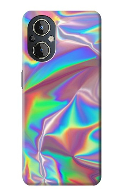 W3597 Holographic Photo Printed Hülle Schutzhülle Taschen und Leder Flip für OnePlus Nord N20 5G