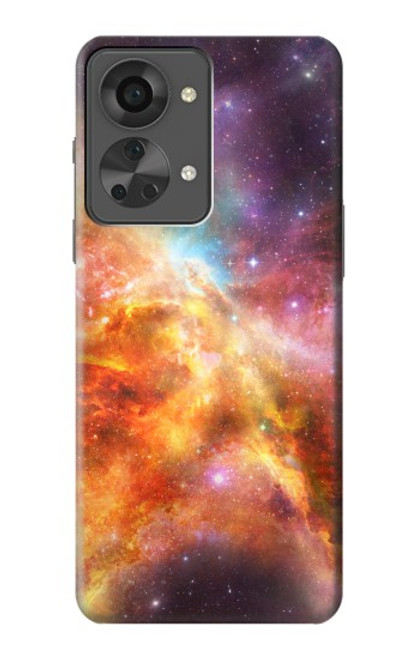 W1963 Nebula Rainbow Space Hülle Schutzhülle Taschen und Leder Flip für OnePlus Nord 2T