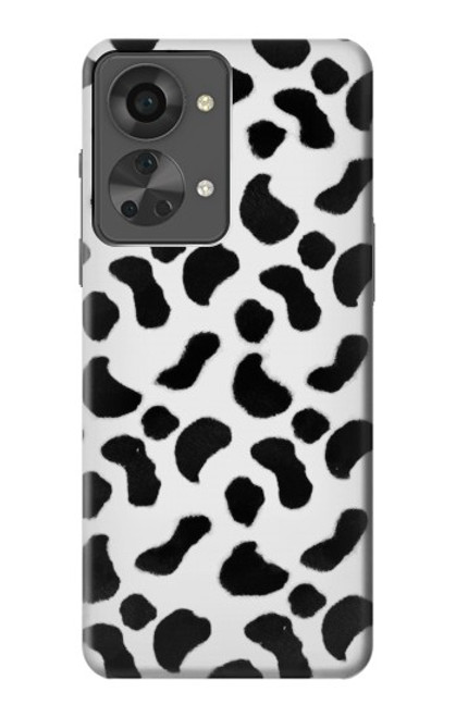 W2728 Dalmatians Texture Hülle Schutzhülle Taschen und Leder Flip für OnePlus Nord 2T