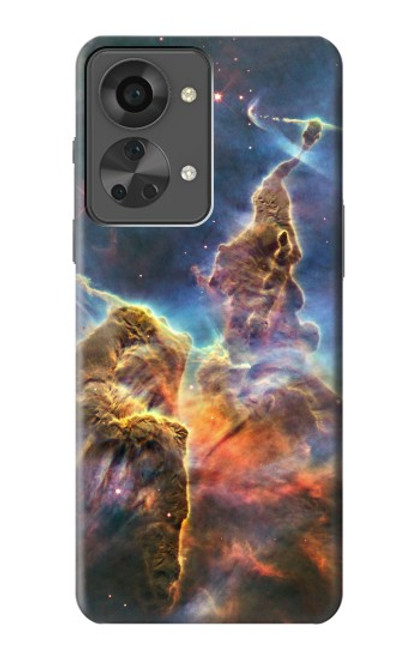 W2822 Mystic Mountain Carina Nebula Hülle Schutzhülle Taschen und Leder Flip für OnePlus Nord 2T