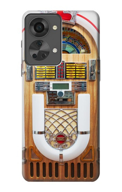 W2853 Jukebox Music Playing Device Hülle Schutzhülle Taschen und Leder Flip für OnePlus Nord 2T