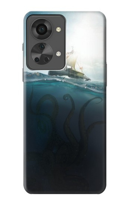 W3540 Giant Octopus Hülle Schutzhülle Taschen und Leder Flip für OnePlus Nord 2T