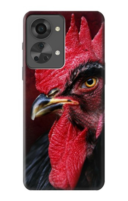 W3797 Chicken Rooster Hülle Schutzhülle Taschen und Leder Flip für OnePlus Nord 2T