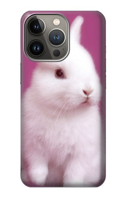 W3870 Cute Baby Bunny Hülle Schutzhülle Taschen und Leder Flip für iPhone 13 Pro