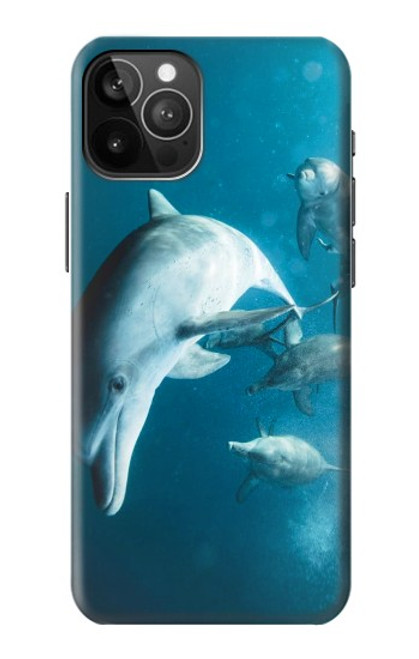 W3878 Dolphin Hülle Schutzhülle Taschen und Leder Flip für iPhone 12 Pro Max