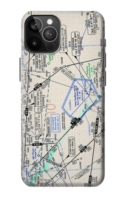 W3882 Flying Enroute Chart Hülle Schutzhülle Taschen und Leder Flip für iPhone 12 Pro Max