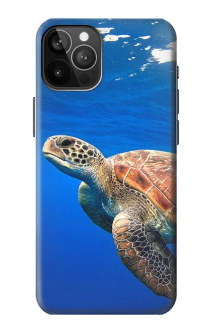 W3898 Sea Turtle Hülle Schutzhülle Taschen und Leder Flip für iPhone 12 Pro Max