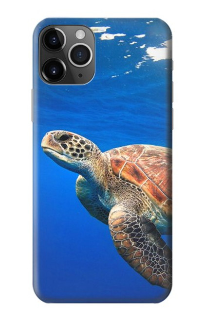 W3898 Sea Turtle Hülle Schutzhülle Taschen und Leder Flip für iPhone 11 Pro Max
