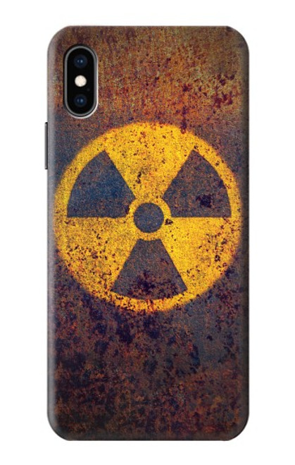 W3892 Nuclear Hazard Hülle Schutzhülle Taschen und Leder Flip für iPhone X, iPhone XS
