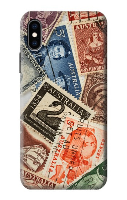 W3900 Stamps Hülle Schutzhülle Taschen und Leder Flip für iPhone X, iPhone XS