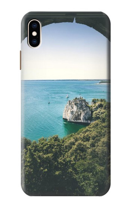 W3865 Europe Duino Beach Italy Hülle Schutzhülle Taschen und Leder Flip für iPhone XS Max